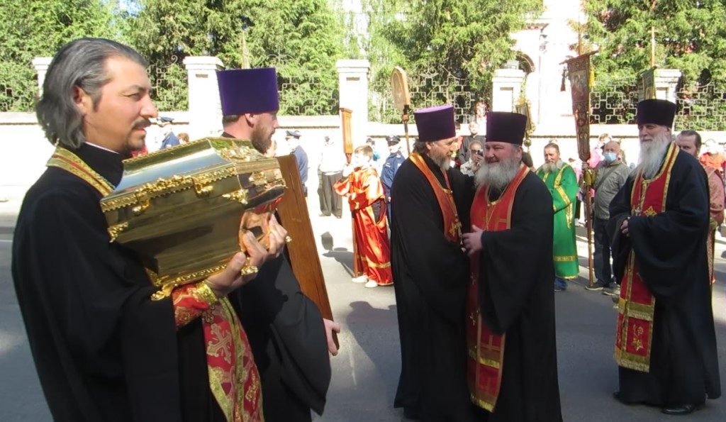 Встреча XXII Волжского крестного хода.