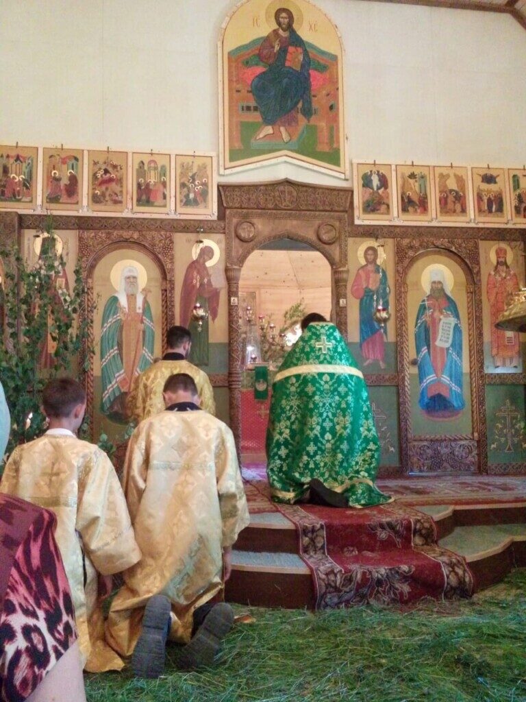 Пятидесятница в Оленино