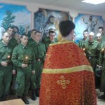 Пасхальный молебен в Воинской части