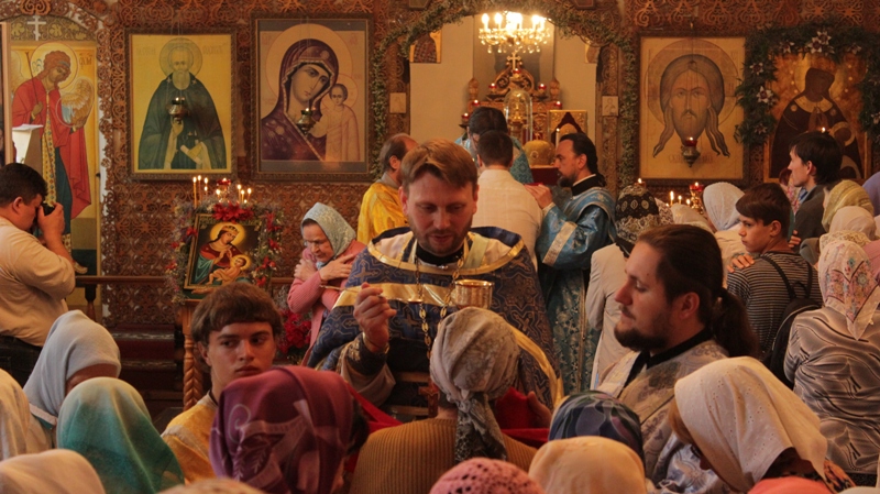 Нелидовцы помолились и воспели Балыкинскую Божию Матерь