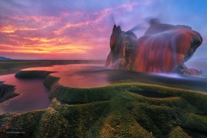 Гейзер Флай в штате Невада, США