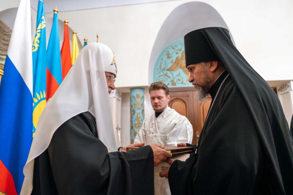 Святейший Патриарх Московский и всея Руси Кирилл возглавил чин наречения архимандрита Силуана (Конева) во епископа Ржевского и Торопецкого.