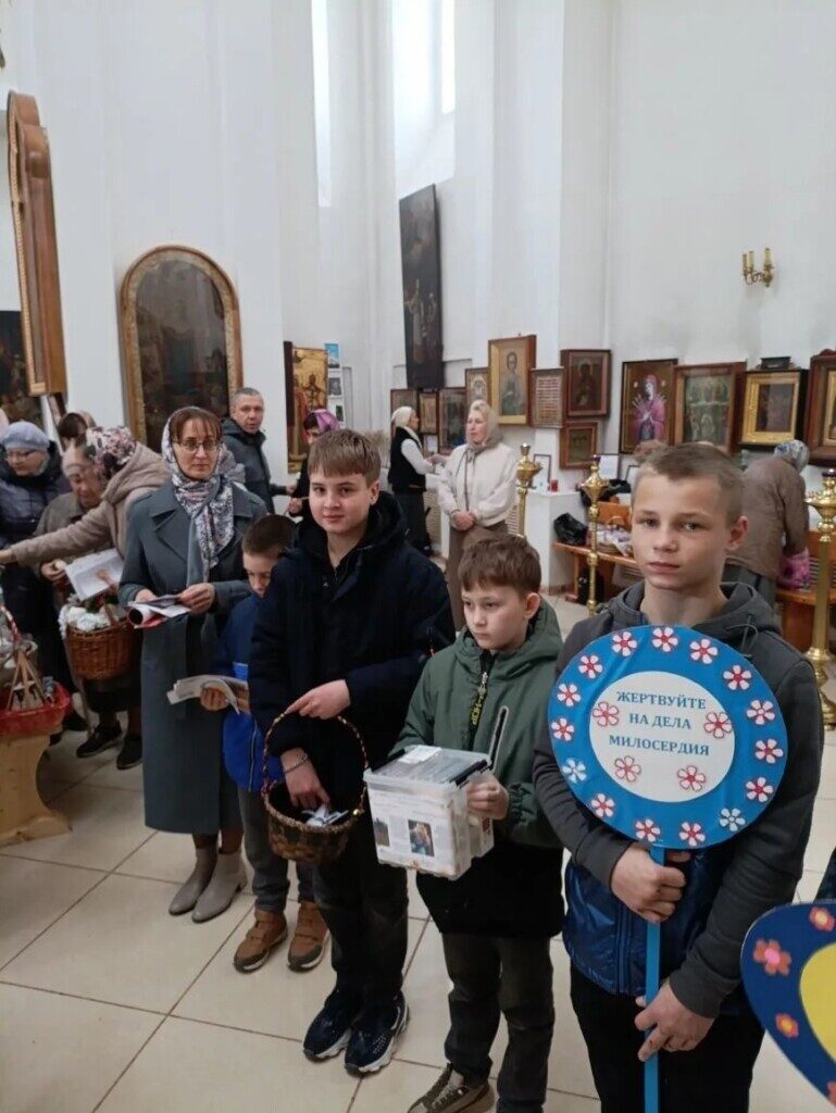 Акция «Белый цветок» в Вознесенском соборе г.Ржева