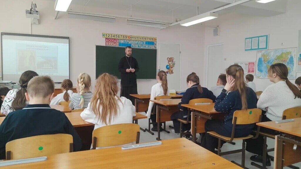 Духовная беседа со школьниками